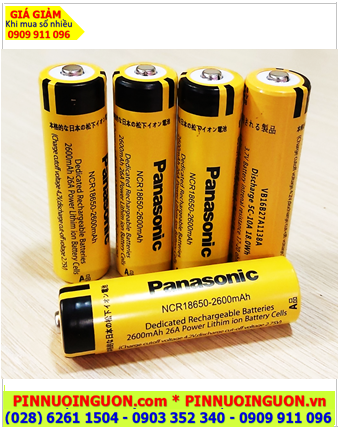 Pin Đèn Pin, Pin sạc 4.2v NCR18650 - 2600mAh VB16B277A 1138A đầu lồi chỉ sử dụng cho Quạt, Đèn Pin